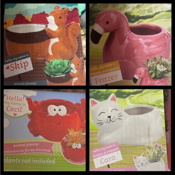 NIB Chevy Truck Camper & Hitch Planter Pots - Picture 4 of 8